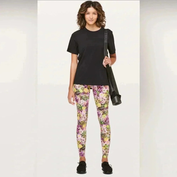 Lululemon Wundur Under High- Rise Tight Nulux  28” Inflorescence Multi Size 6 - Picture 1 of 9